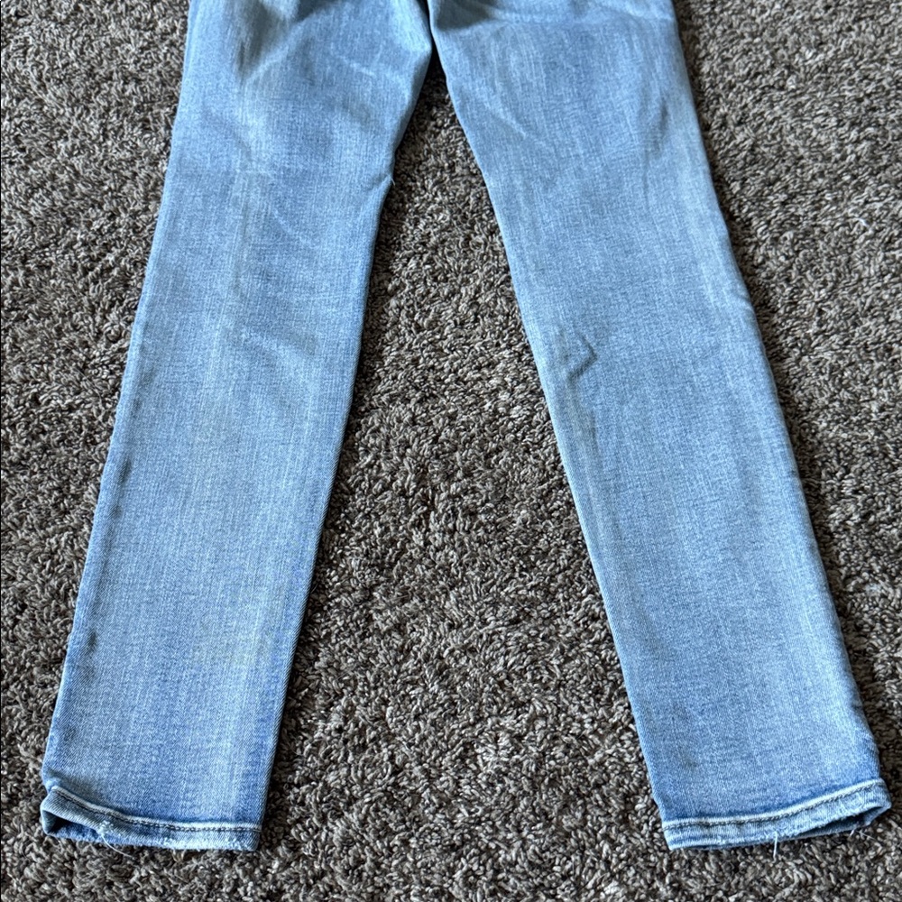 American Eagle High Rise Super Super Stretch Denim Jeans Size 8 Regular - Picture 8 of 9